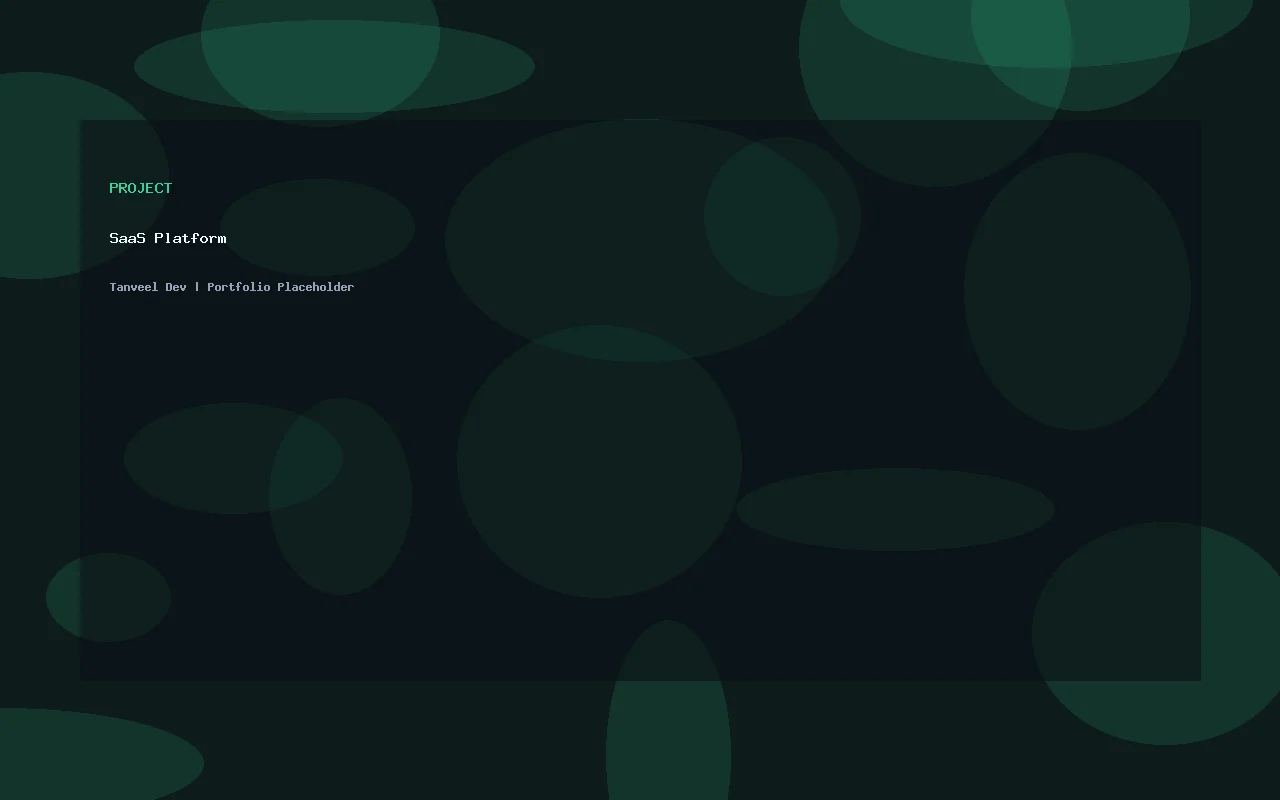 SaaS Business Platform preview